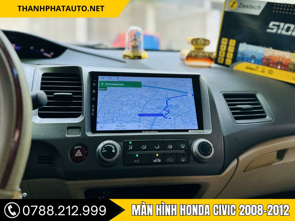 Màn Hình Android Honda Civic 2008 – 2012