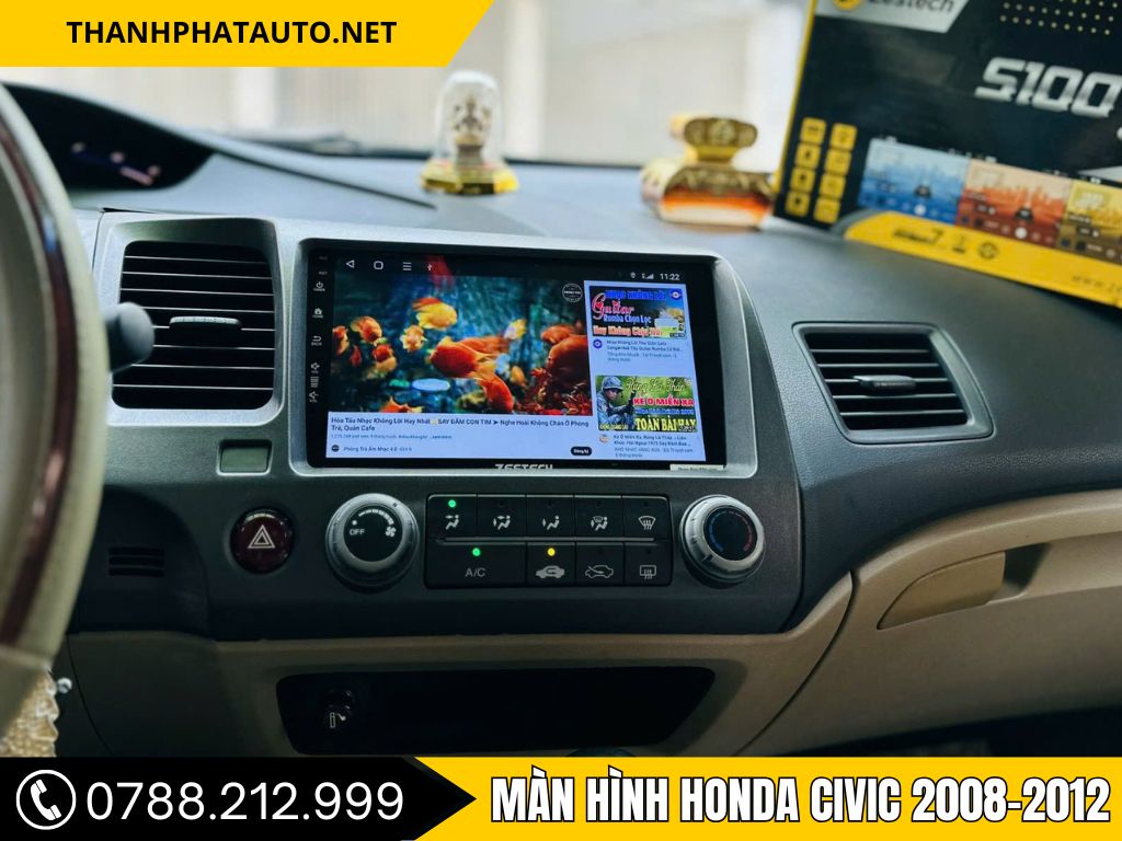 Màn Hình Android Honda Civic 2008 – 2012