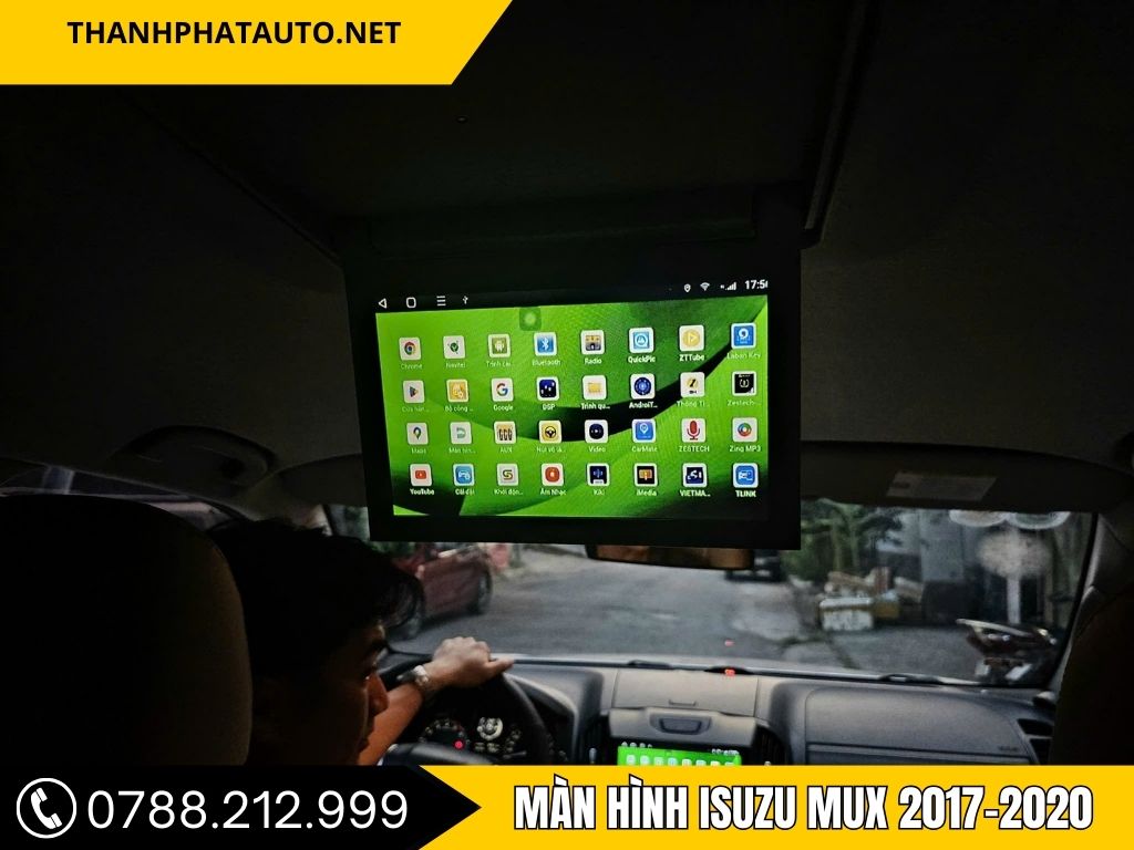 Màn Hình Isuzu Mux 2017, 2018, 2019, 2020