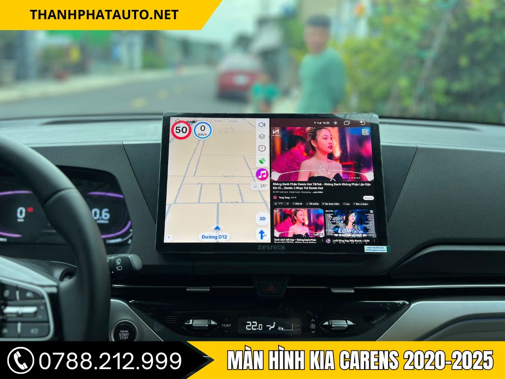 Màn Hình Android cho xe Kia Carens 2020 _ Tính thẩm mỹ cao cho ô tô.