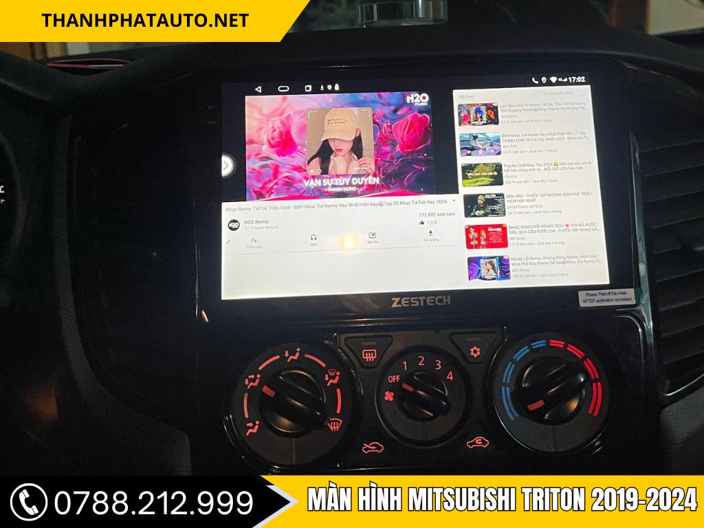 Màn Mitsubishi Triton 2019-2024
