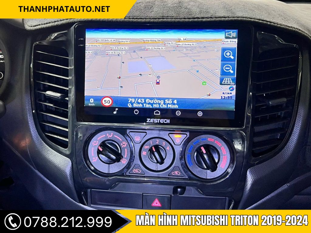 Màn Hình Mitsubishi Triton 2019-2024