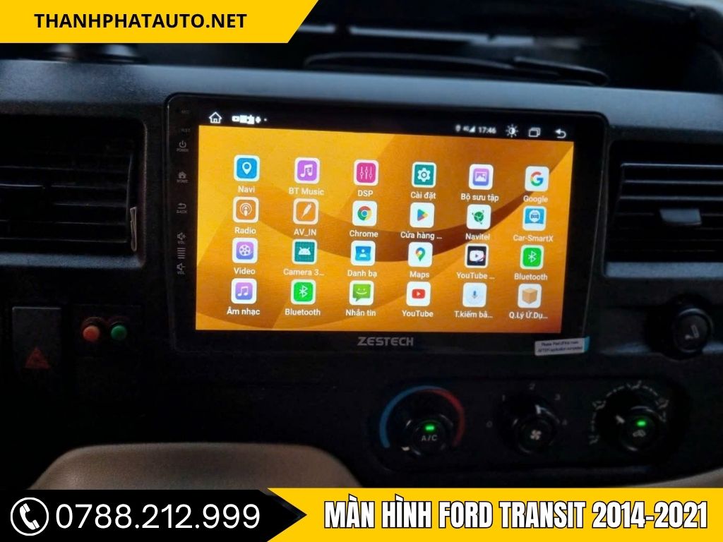 Màn Hình Android Ford Transit 2014-2021