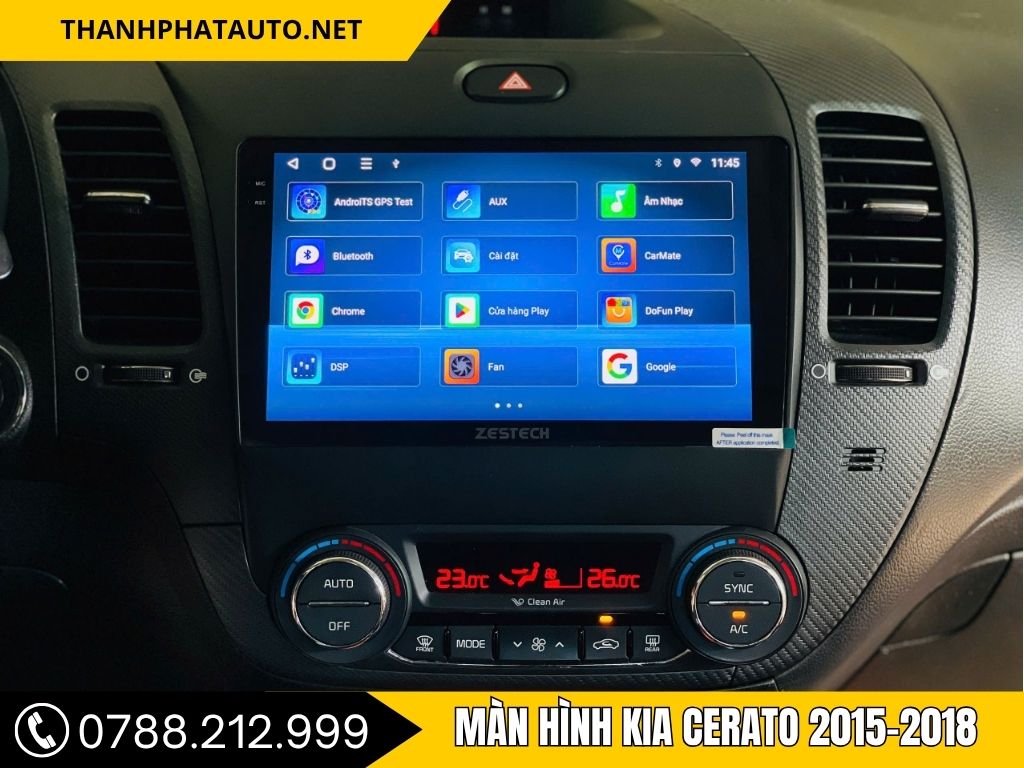 Màn hình Android tích hợp camera 360 độ giúp quan sát toàn cảnh