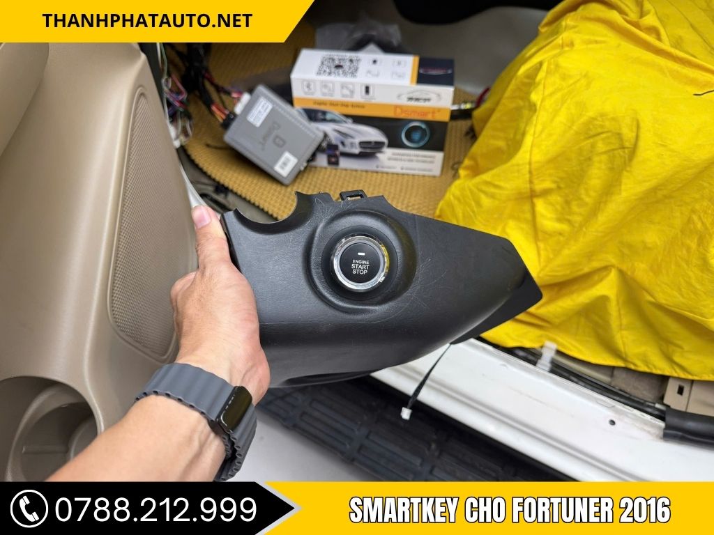 Smartkey cho Fortuner 2016