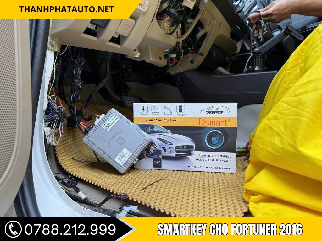 Smartkey cho Ô Tô Toyota Fortuner 2016