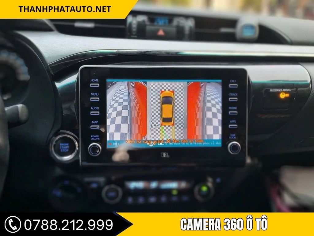 Với camera 360 ô tô tại Biên Hòa, bạn sẽ dễ dàng nhìn thấy mọi điểm mù, tăng cường sự an toàn khi lái xe