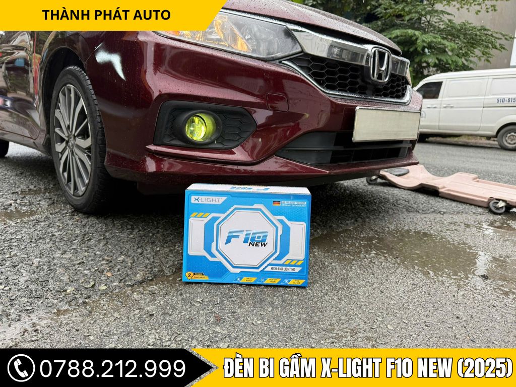 Ánh sáng Bi Gầm X-Light F10 New trên Honda City 2020