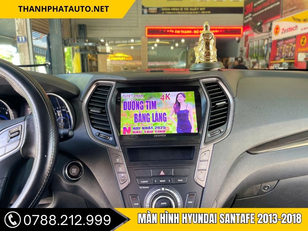 Màn hình Hyundai Santafe 2013–2018