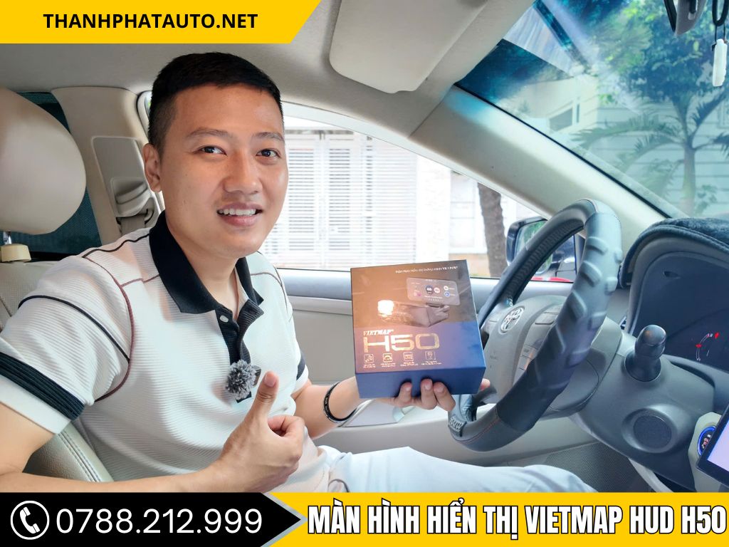 Thành phát auto đại lý vietmap với sản phẩm hud h50