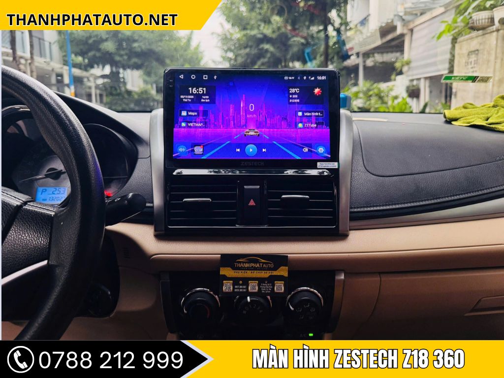 Màn hình Z18 360 Cho Xe Vios 2016