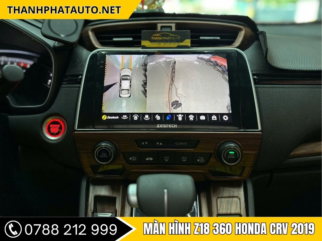 Màn hình Z18 360 Honda CRV 2019