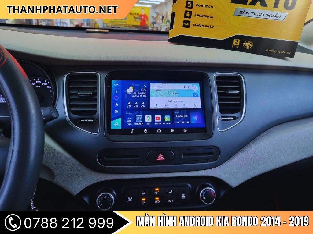 Màn Hình Android Kia Rondo 2014-2019