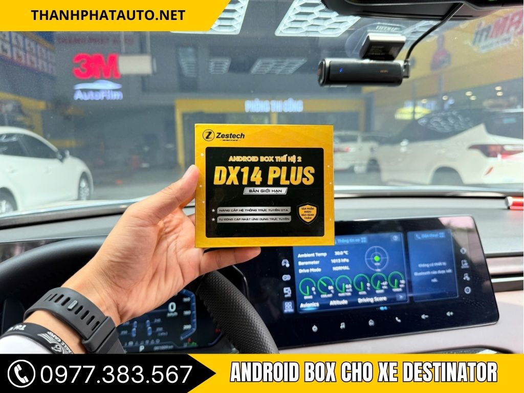 Android Box Cho Xe Mitsubishi Destinator – Giữ Nguyên Màn Hình Zin