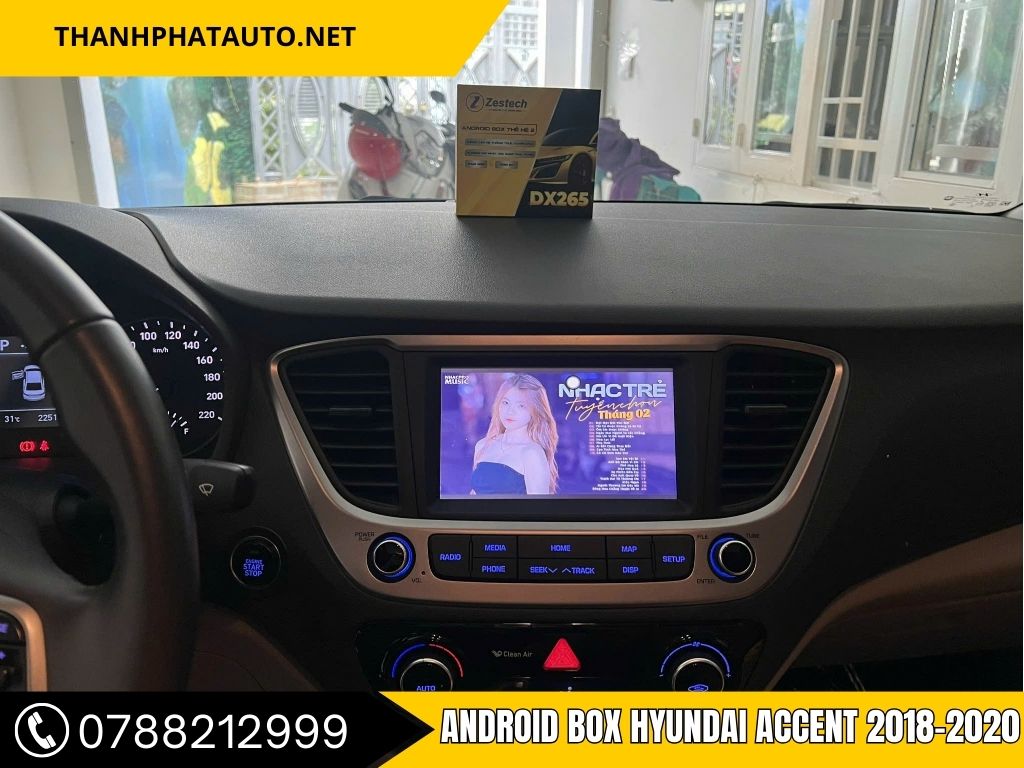 Cải Thiện Giải Trí Với Android Box Hyundai Accent 2018-2020
