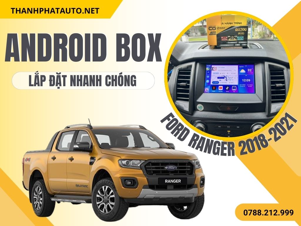 Android Box Ford Ranger 2018-2021
