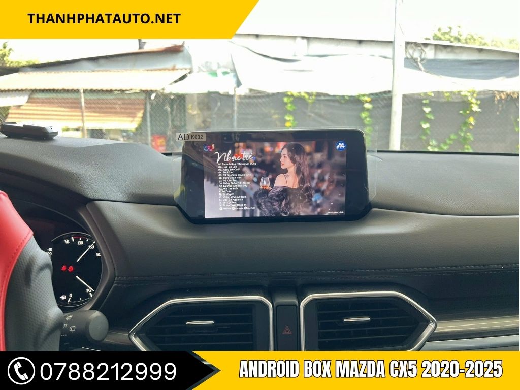 Android Box cho xe Mazda CX5 2020-2025 tại Thành Phát Auto, nâng cấp hệ thống giải trí thông minh với màn hình cảm ứng sắc nét và tính năng kết nối đa dạng.