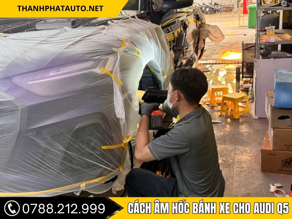 Cách Âm Hốc Bánh Xe Cho Audi Q5