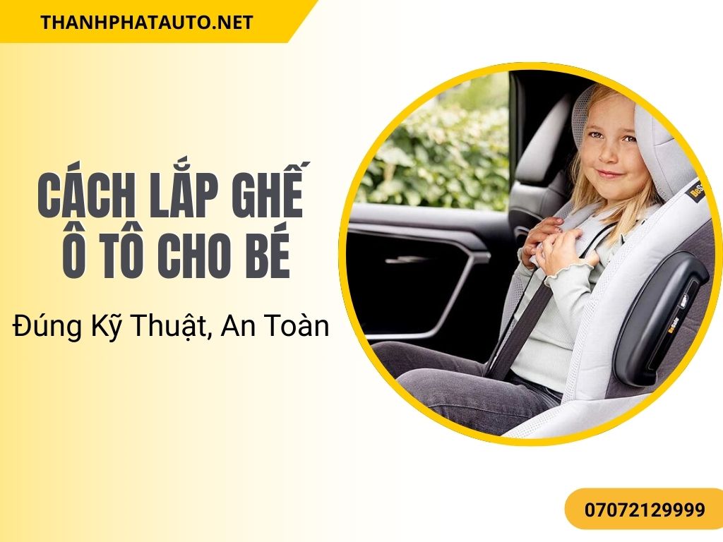 Cách Lắp Ghế Ô Tô Cho Bé