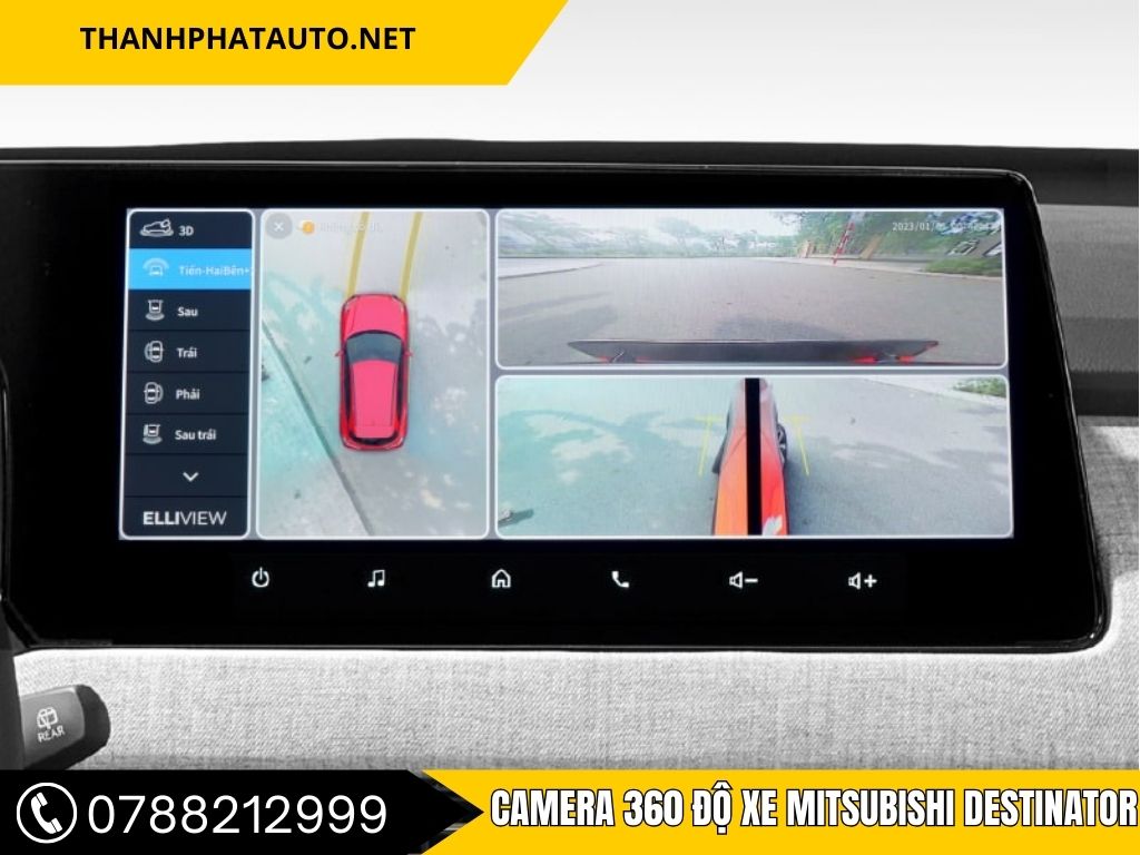 Camera 360 Độ Xe Mitsubishi Destinator – Nâng Cấp An Toàn