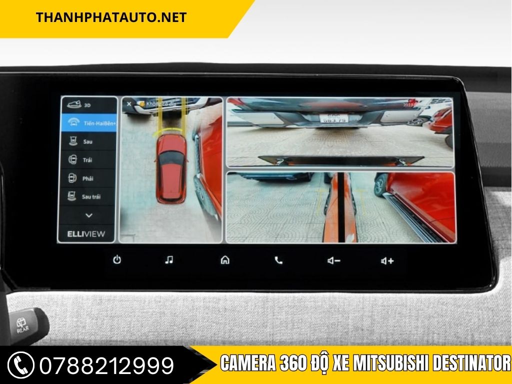 Camera 360 Độ Xe Mitsubishi Destinator – Nâng Cấp An Toàn