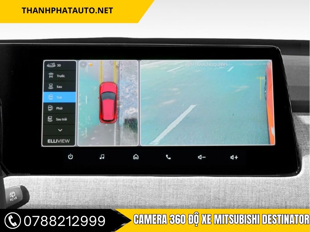 Camera 360 Độ Xe Mitsubishi Destinator – Nâng Cấp An Toàn