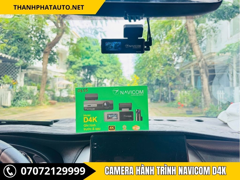 Camera hành trình Navicom D4K Cho Toyota Yaris giúp giảm tranh chấp và bảo vệ quyền lợi người lái.