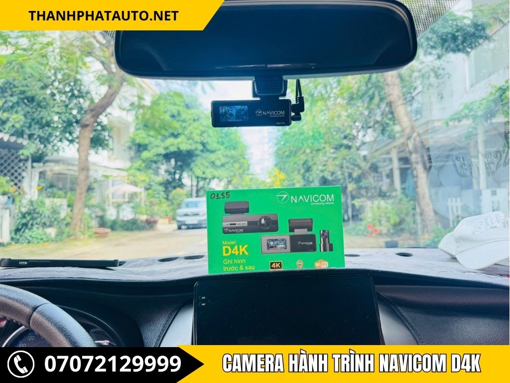 Camera hành trình Navicom D4K Cho Toyota Yaris hỗ trợ làm bằng chứng trong các tình huống va chạm giao thông.