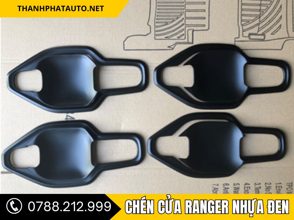 Chén Cửa Ranger Nhựa Đen