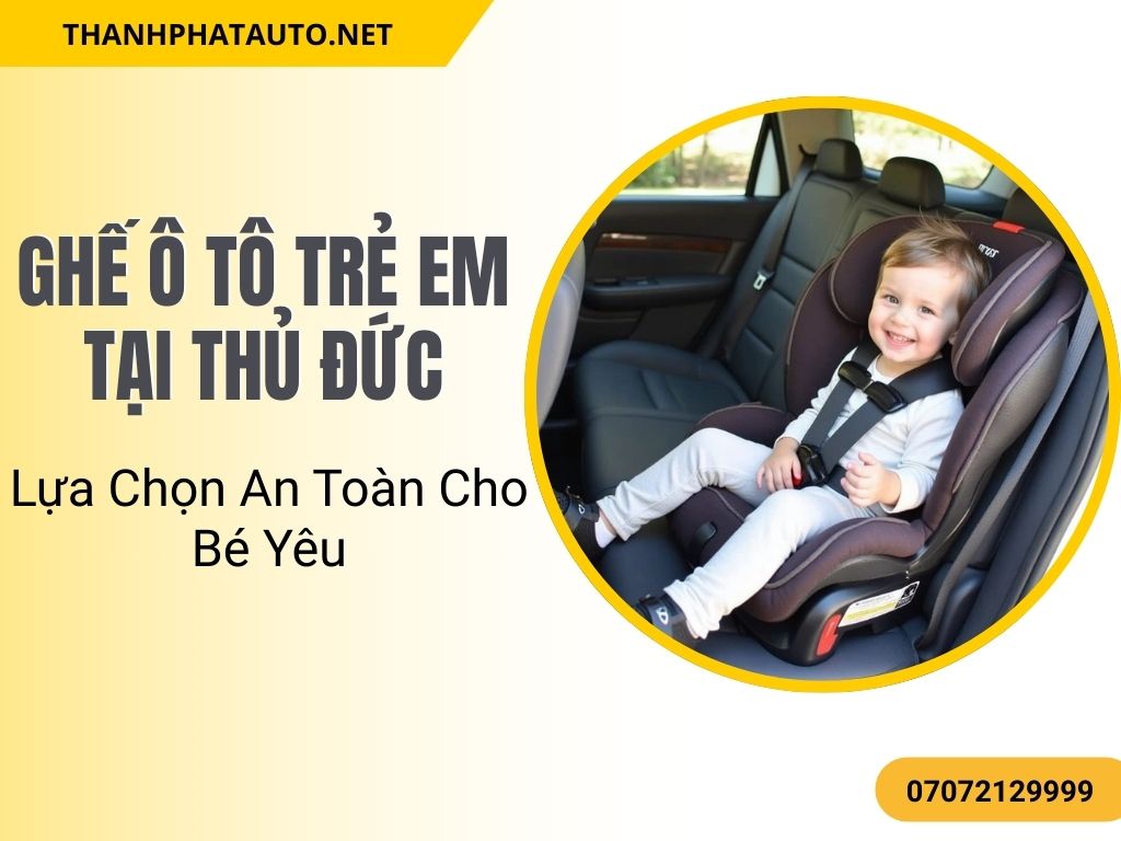Ghế ô tô trẻ em tại Thủ Đức là sản phẩm bảo vệ tuyệt vời cho bé yêu khi di chuyển cùng gia đình.