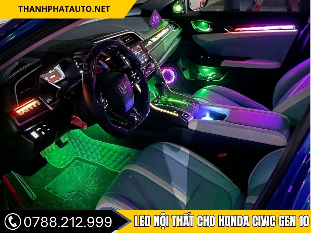 LED Nội Thất Honda Civic Gen 10