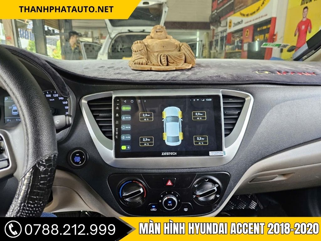 Hình Ảnh Màn Hình Hyundai Accent 2018-2020