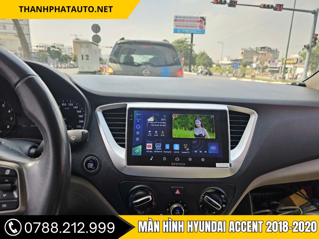 Màn Hình Hyundai Accent 2018-2020