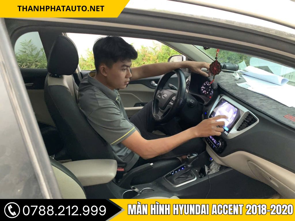 Hình Ảnh Màn Hình Hyundai Accent 2018-2020