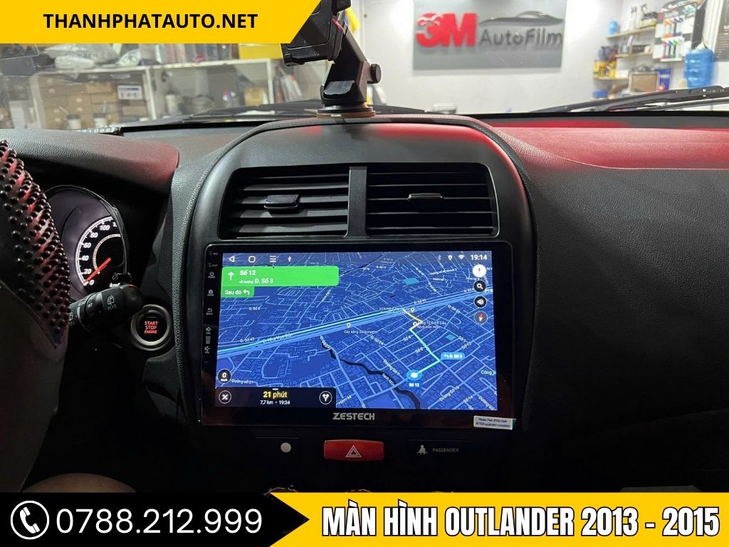 Hình Ảnh Màn Hình Android Cho Mitsubishi Outlander 2013, 2014, 2015