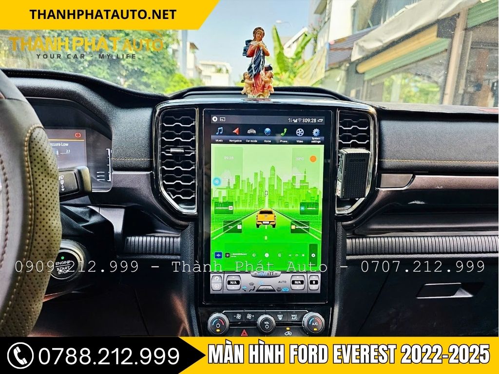 Màn Hình Android Ford Everest 2022-2025 – Giải Trí Hiện Đại