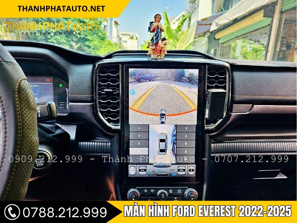 Màn Hình Android Ford Everest 2022-2025 – Giải Trí Hiện Đại