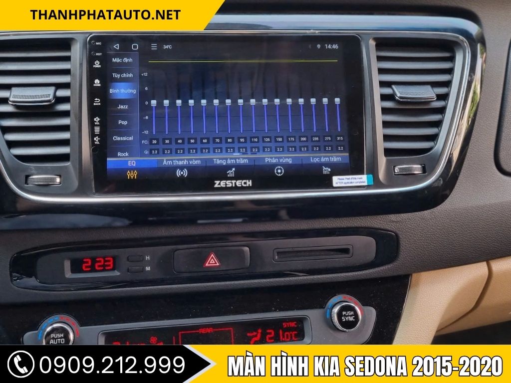 Hình Ảnh Màn Hình Android Kia Sedona 2015, 2016, 2017, 2018, 2019, 2020