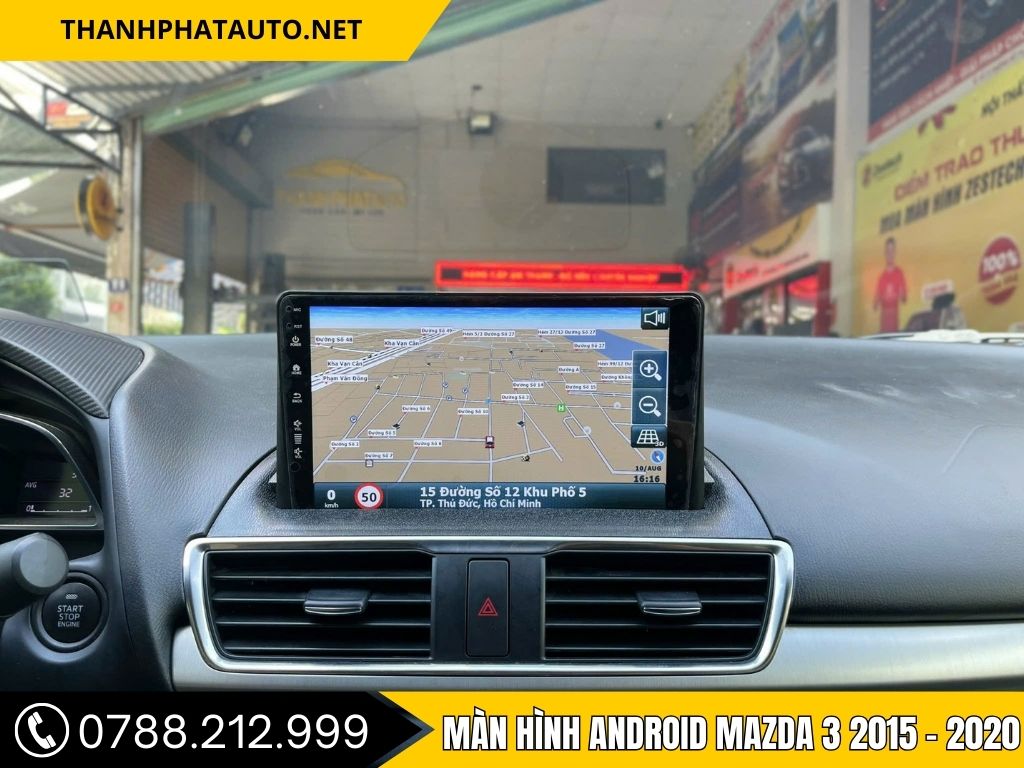 Hình Ảnh Màn Hình Android Mazda 3 2015, 2016, 2017, 2018, 2019, 2020 