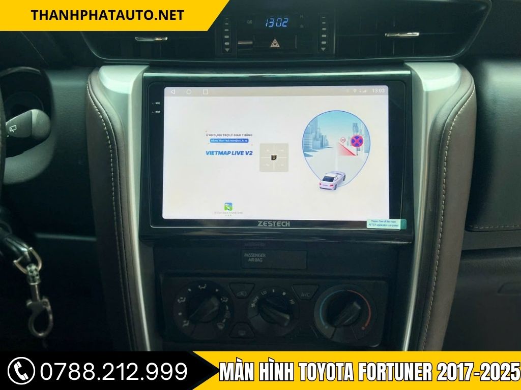 Màn Hình Toyota Fortuner 2017-2025