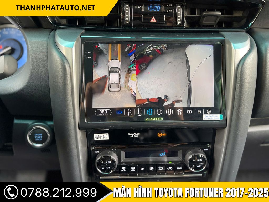 Màn Hình Toyota Fortuner 2017-2025 