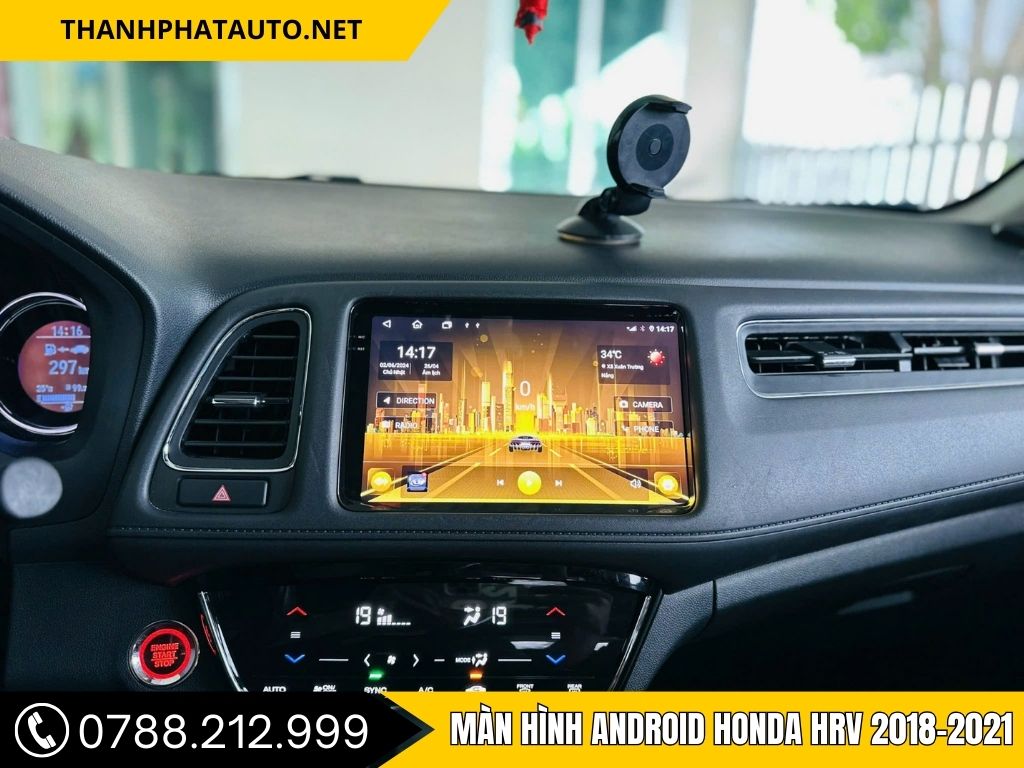 Hình Ảnh Màn Hình Android Honda HRV 2018, 2019, 2020, 2021