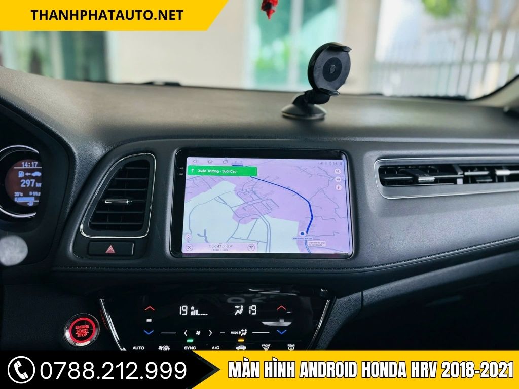 Hình Ảnh Màn Hình Android Honda HRV 2018, 2019, 2020, 2021