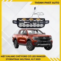 Hình Ảnh Mặt Galang Chữ Ford Có LED Cho Ranger Stormtrak, Wildtrak, XLT 2023