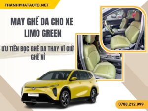 Hình Ảnh May Ghế Da Cho Xe Limo Green