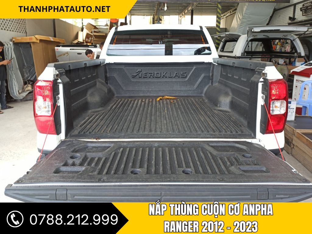 Hình Ảnh Nắp Thùng Cuộn Cơ Anpha Cho Ranger 2012, 2013, 2014, 2015, 2016, 2017, 2018, 2019, 2020, 2021, 2022, 2023