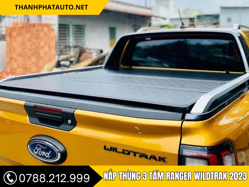 Nắp thùng 3 tấm Ranger Wildtrak 2023