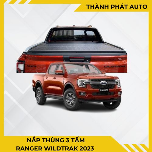 Nắp thùng 3 tấm Ranger Wildtrak 2023
