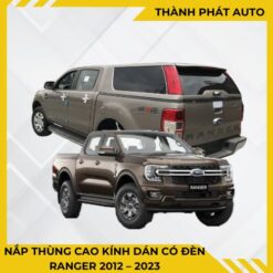 Hình Ảnh Nắp Thùng Cao Kính Dán Có Đèn Cho Ranger 2012, 2013, 2014, 2015, 2016, 2017, 2018, 2019, 2020, 2021, 2022, 2023