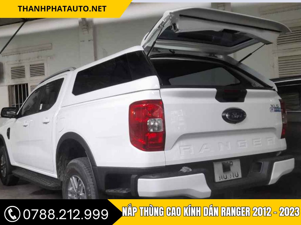 Hình Ảnh Nắp Thùng Cao Kính Dán Cho Ranger 2012, 2013, 2014, 2015, 2016, 2017, 2018, 2019, 2020, 2021, 2022, 2023